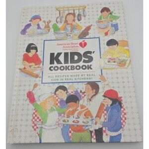 American Heart Association Kids' Cookbook Hardcover Vintage 1990s